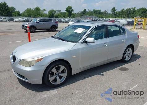 2006 BMW 525 Xi z USA, uszkodzony, nr VIN WBANF33596CS37359